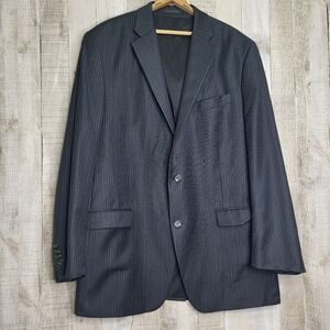 Lauren Ralph Lauren Men's Black Pinstripe Blazer.